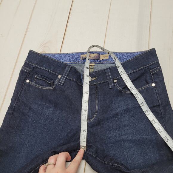 Paige Skyline bootcut boot dark wash vintage y2k jeans - Picture 3 of 9